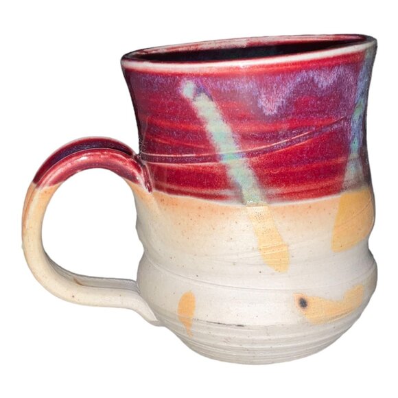 Handcrafted Ceramic Mug With Vibrant Glaze - Picture 2 of 9